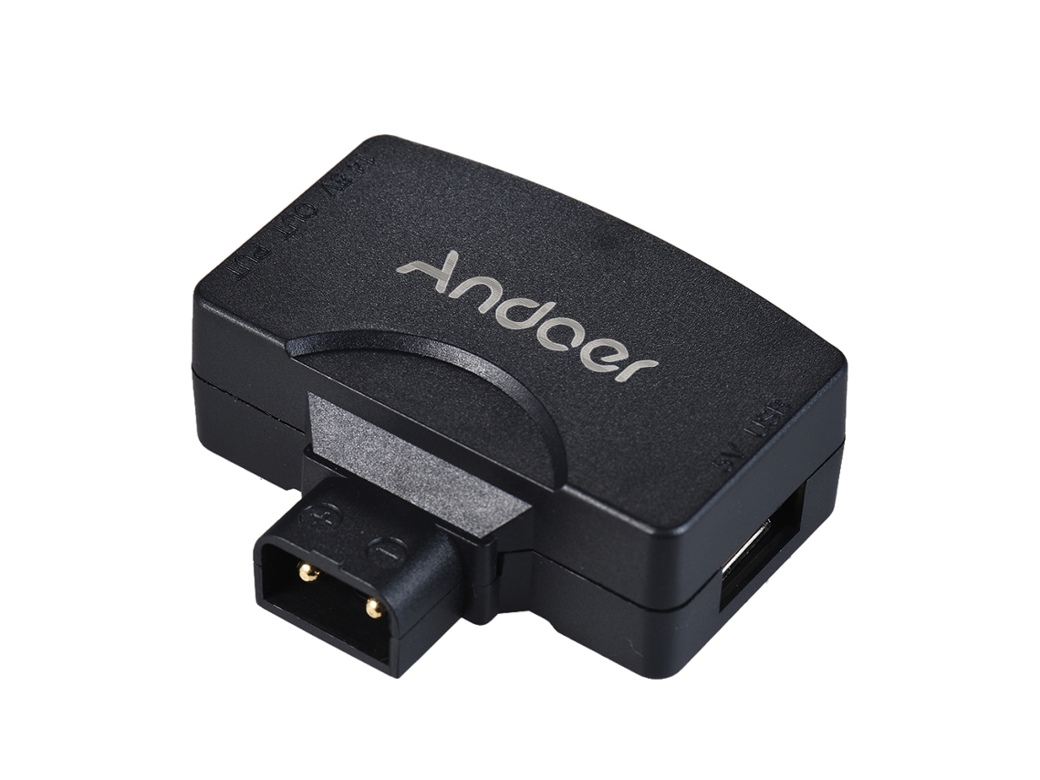 Adaptador D-tap A Usb 5v Con Conector De 2 Pines Macho Para Batería V-mount De Cámara Camcorder