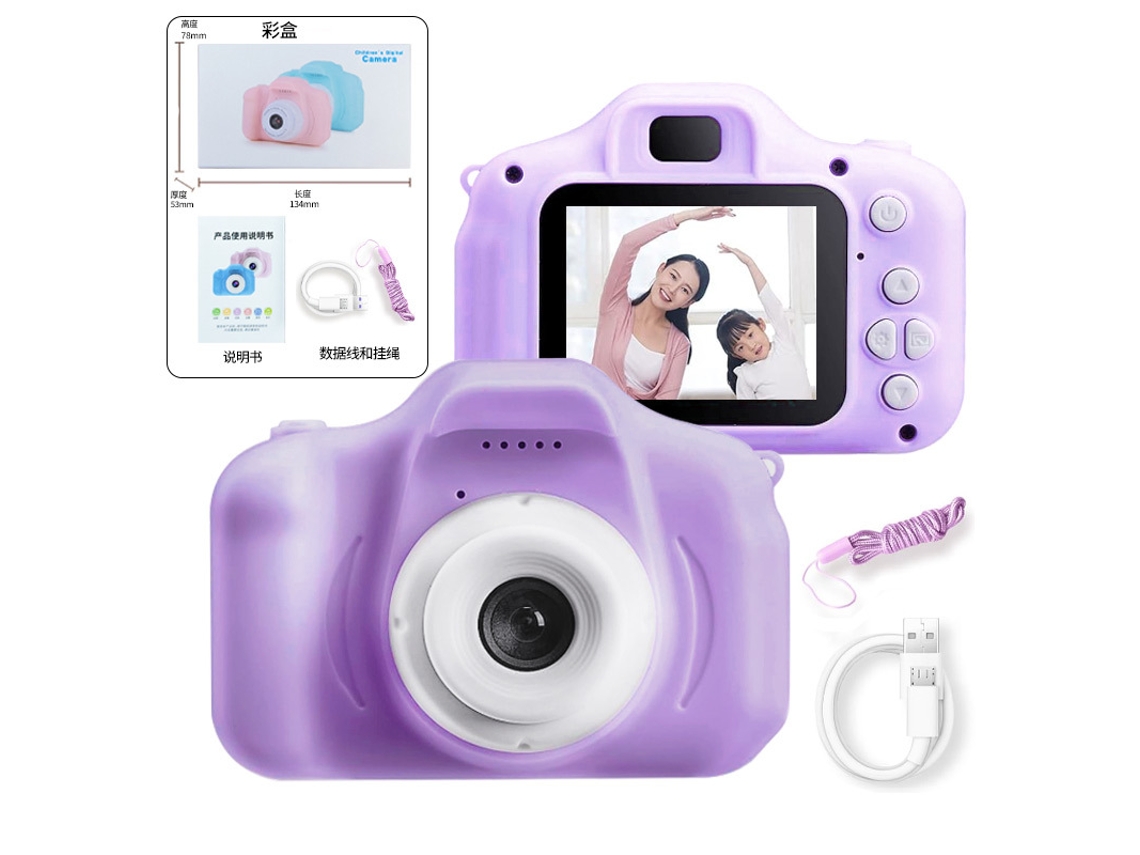 Cámara Infantil Siurn X2 Hd Morada