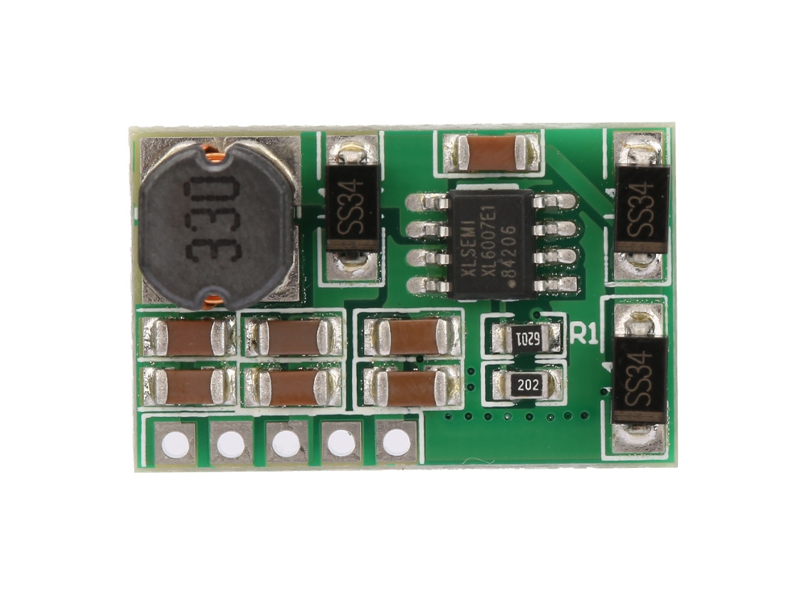 Módulo Convertidor Elevador Cc-cc Con Adc, Dac Y Pantalla Lcd (3v~18v A ±9v)