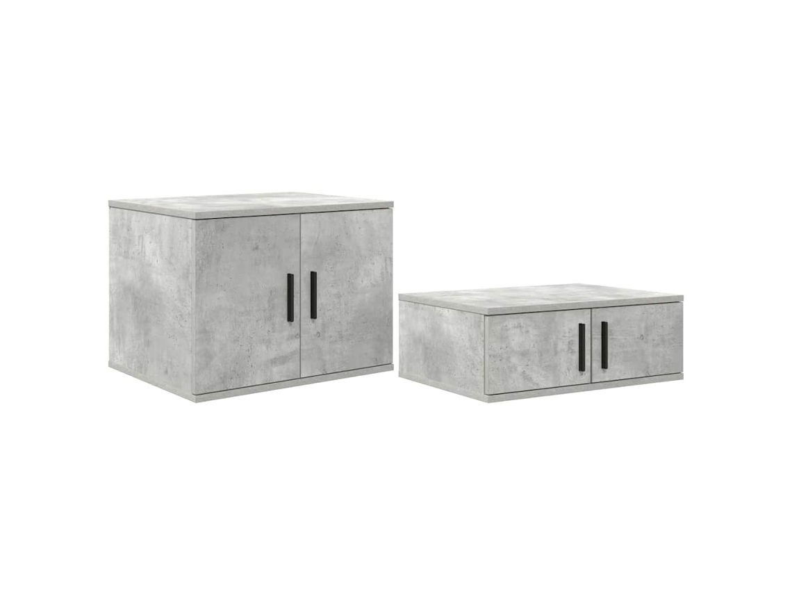 Mueble de almacenaje gris de 2 piezas 118 x 41 x 40 cm MAISON EXCLUSIVE