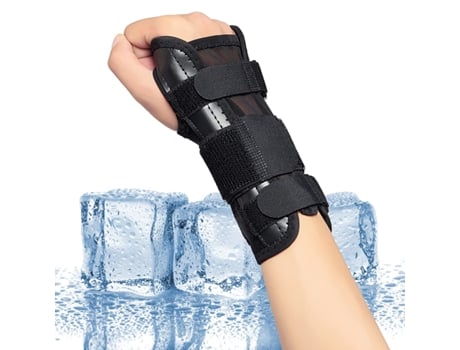 Muñequera para túnel carpiano, soporte de muñeca para dormir de noche, soporte de mano de compresión de brazo para lesiones, aliviar y tratar el do...