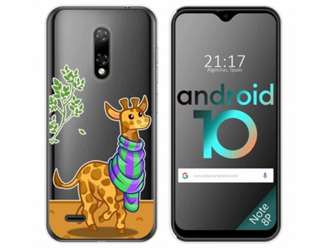 Carcasa Ulefone Armor Note 8P TUMUNDOSMARTPHONE Dibujos Transparente Multicolor