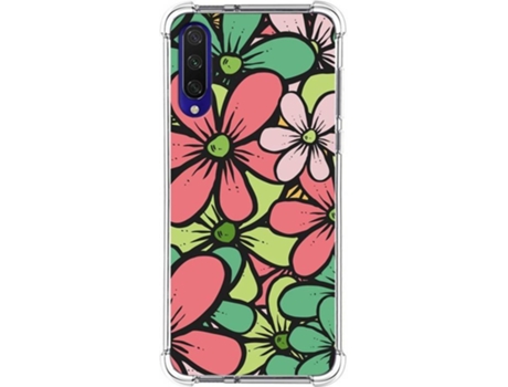 Carcasa Xiaomi Mi 9 Lite TUMUNDOSMARTPHONE Dibujos Antigolpes Flores 02 Multicolor