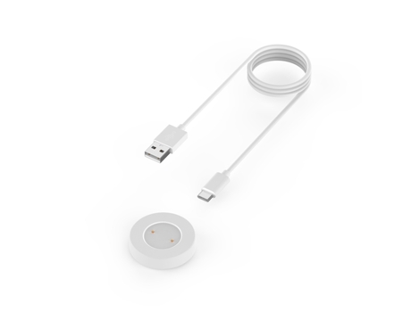 Huawei Honor Watch GS Pro Smart Watch Cargador portátil dividido Cable de carga USB, 1 m (blanco)
