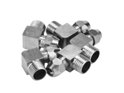 5 Conectores Rápidos De Manguera De Aire De 90 Grados Con Rosca Macho De 1/4" (10 Mm)