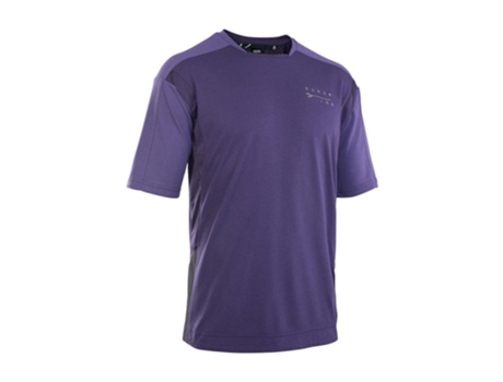 Jerseys ION Jersey Manga Curta Scrub Amp Bat Roxo M Homem