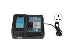 Cargador De Baterías De Iones De Litio Para Makita De 14,4 V Y 18 V Con Pantalla Lcd Y Salida Usb.