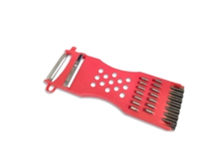 Pelador y rallador de cocina multifuncional, producto para el hogar, rojo mini B (en caja)