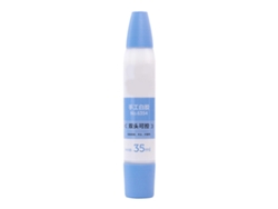 Pluma De Pegamento Blanco Doble Extremidad Fácil Control 35ml Suministros De Manualidades Diy Para Estudiantes Escuela Hogar