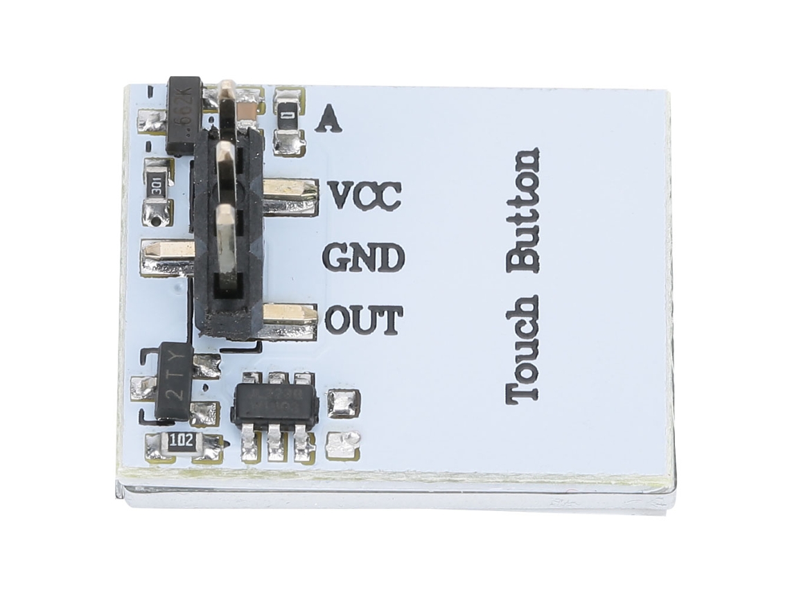 2pcs Módulo De Botão De Toque Capacitivo Anti-interferência Httm 2.7v-6v (vermelho)