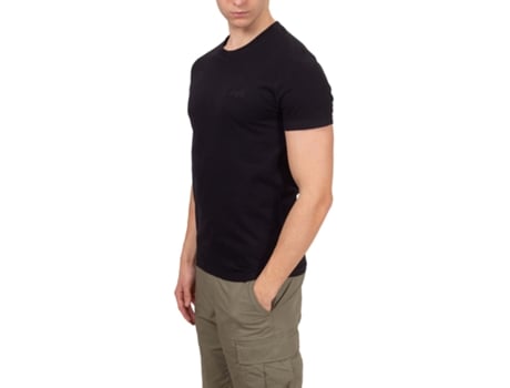 Camiseta Ultrafina de Hombre SUPERDRY Negro (2XL)