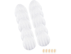Juego De 5 Pares De Almohadillas Invisibles Y Prácticas Para Zapatos, Personalizables Y Adaptables A