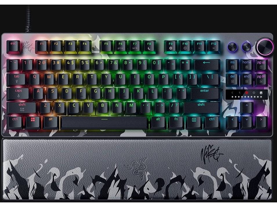 Teclado RAZER Huntsman V3 Pro Tenkeyless 8 KHz Niko Collection Edition (Inglés - Óptico - Negro)