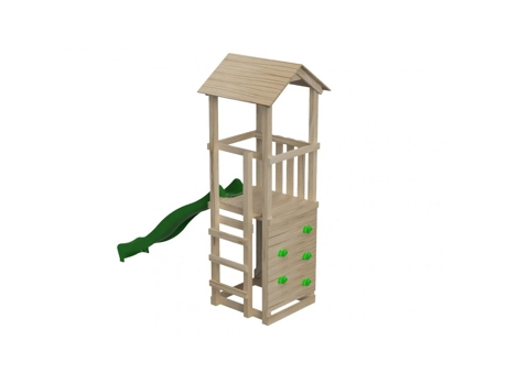 Parque Infantil Masgames Carlit L Techo de Madera MASGAMES OUTDOOR GAMES