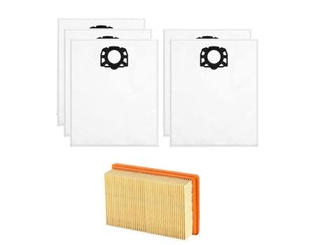 Bolsas de filtro de polvo compatibles con Karcher Mv4 Mv5 Mv6 Wd4 Wd5 Wd6 bolsa de repuesto