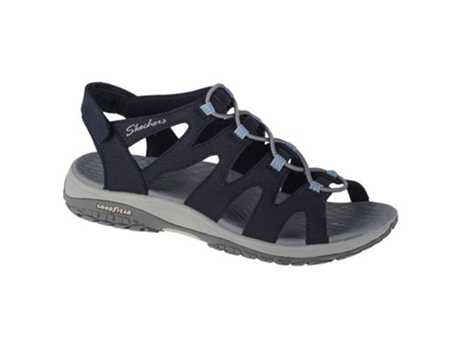 Zapatillas Deportivas SKECHERS Lomell Everchanging (Azul Mariño - Material Sintético, Tejido- 40)