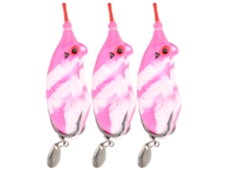 Juego De 3 Piezas De Señuelos De Pesca Blandos De Plástico Modificados, Kit N.° 9