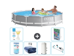 Intex Piscina Prism Frame Redonda - 366x76 Cm - 7-peças S120