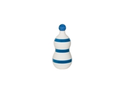 Lido - Botella De Cerámica Con Rayas Azul Zafferano