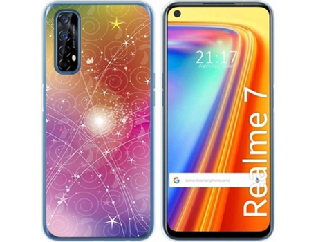 Carcasa Realme 7 TUMUNDOSMARTPHONE Abstracto Multicolor