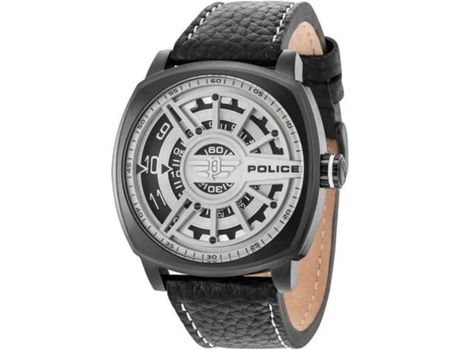 Reloj POLICE Hombre (Piel - Negro)