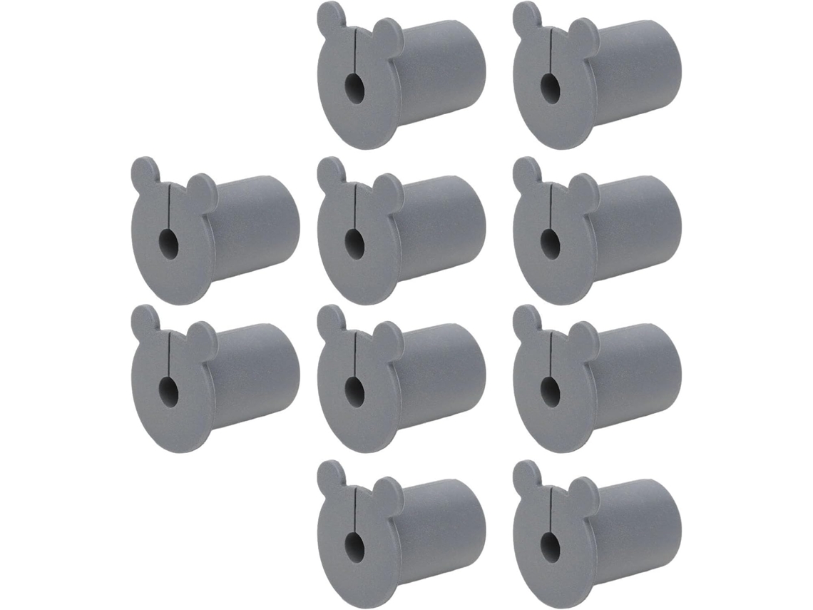 10 Material, Piezas Y Atractivo Visual Para Ojales Perforados De Cables Satelitales