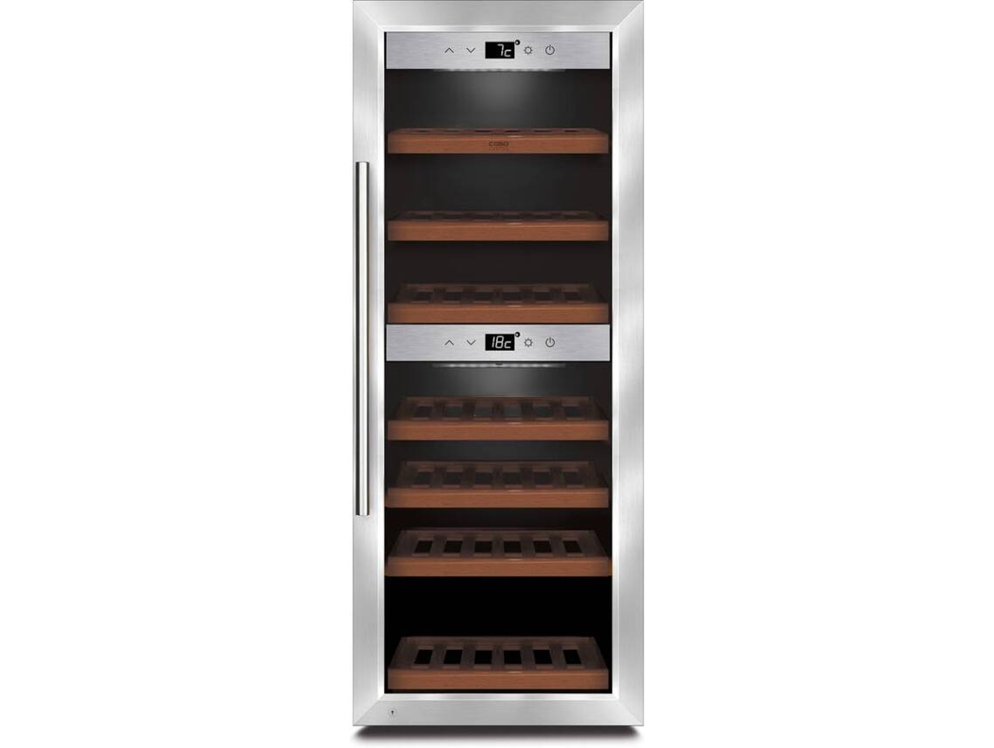 Vinoteca CASO Wineconfort 38 Smart (38 botellas - Inox)