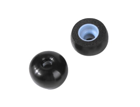 1 par de puntas para auriculares inalámbricos con reducción de ruido, espuma viscoelástica, puntas negras para Jabra-Elite65T para Sony-WF-1000XM3,...