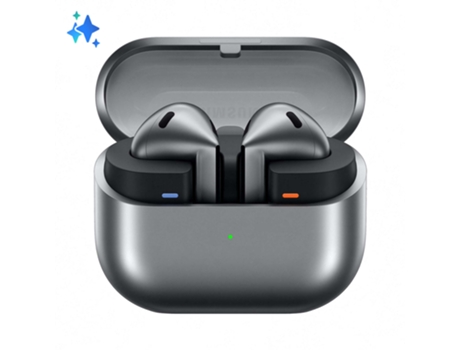 Auriculares Bluetooth True Wireless SAMSUNG Galaxy Buds3 (In Ear - Micrófono - Noise Cancelling - Negro)