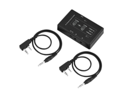 Micrófono para radio con altavoz y conector 3,5mm.