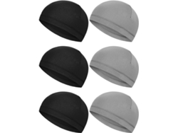 6 piezas de gorros interiores para casco, gorros absorbentes de sudor para ciclismo de carreras, gorros para hombres y mujeres TAISHENGDA