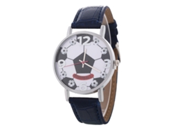 Reloj De Cuarzo Elegante Casual Unisex Para Parejas Regalo Azul Real