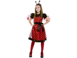Disfraz de Niña DISFRAZZES Mariquita Rojo (Talla: 5 a 6 años)
