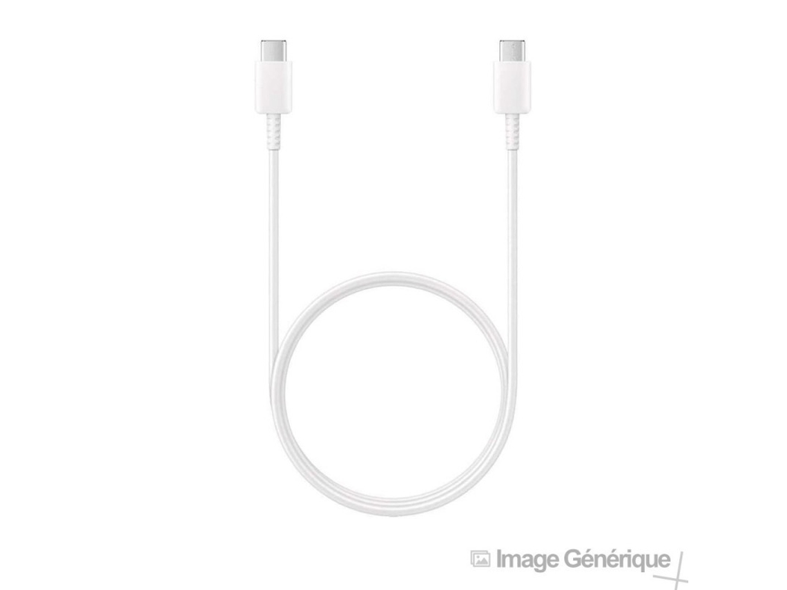 Cable Usb Tipo C Vers Usb Tipo C 1m Blanco Samsung (a Granel)
