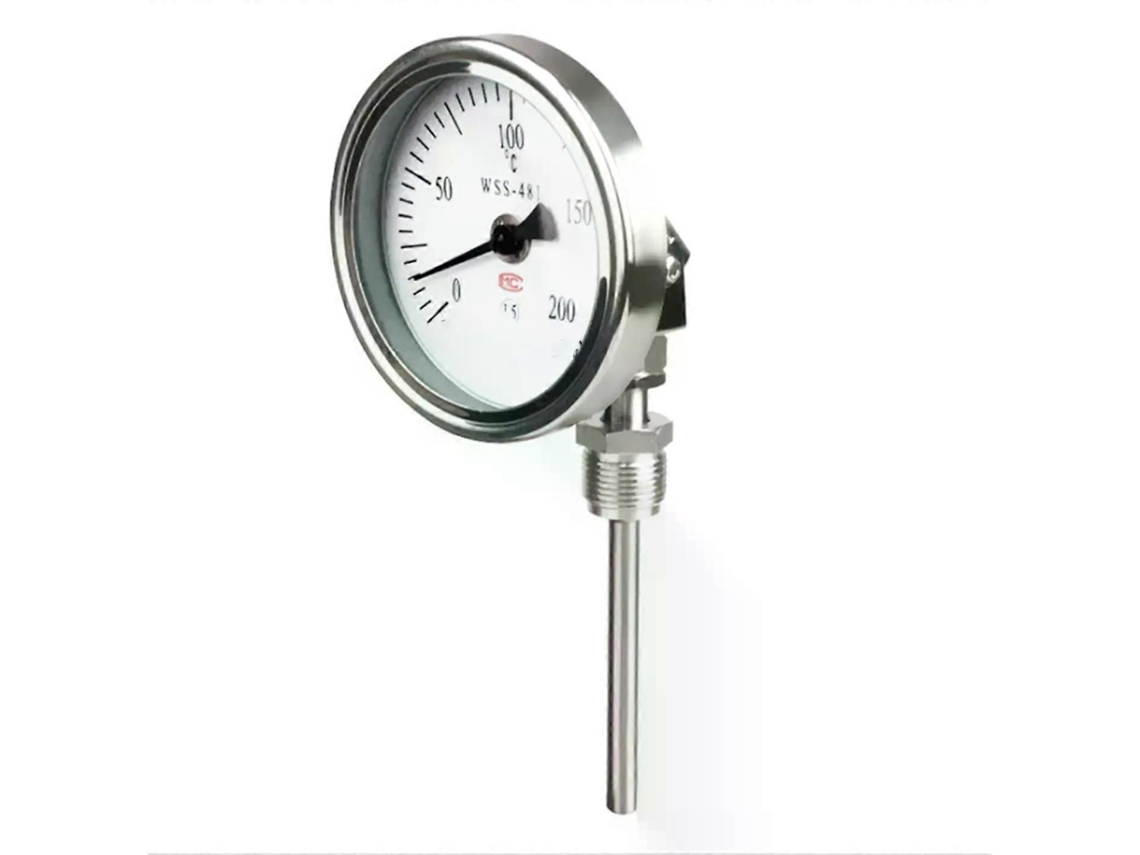 Termómetro bimetálico para asador tradicional de pato, axial-radial, acero inoxidable, para horno de pan, GOKOCO