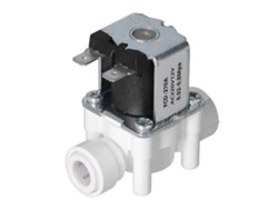 Válvula Solenoide Eléctrica Plástica 3/8in Conector Rápido Normalmente Cerrada Ac220v