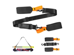 Jinwei-correias Porta Esquis Correas Ombro Ajustáveis Acessórios Patinete Equipamento Durável Esqui Sled