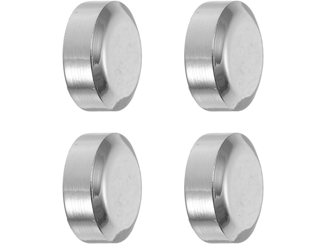 4 Clips Metálicos De 4,5-6 Mm Para Montaje En Pared Para Espejos Redondos Sin Marco