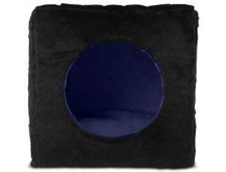 Cama para Perros y Gatos GAUTY Pelo (Azul y Negro - 40 x 40 x 40 cm)