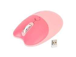 Ratón Inalámbrico Silencioso Cute Cat 2.4g