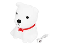 2026-lámpara De Silicona En Forma De Perro Bonito Luz Nocturna Portátil Para Niños Cuna Recargable Usb