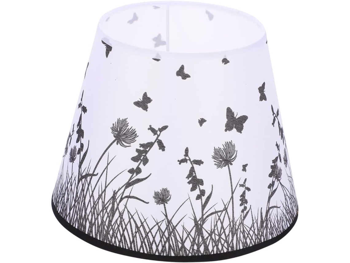 Lámpara De Mesita De Noche De Tela E27 Cm, 16 X 19 Cm, Ligera Para Dormitorio.