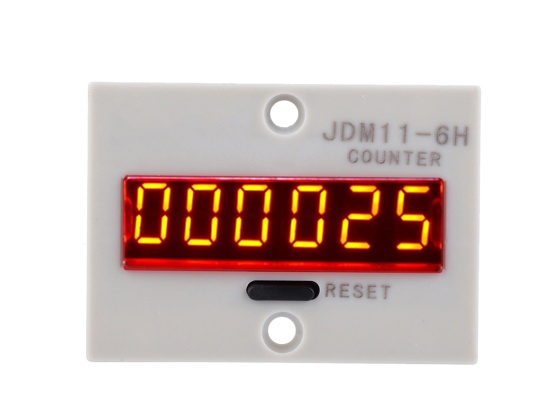 Contador Electrónico Digital Led De 6 Dígitos (sin Voltaje) Jdm11-6h Contador De Relé Ac110v