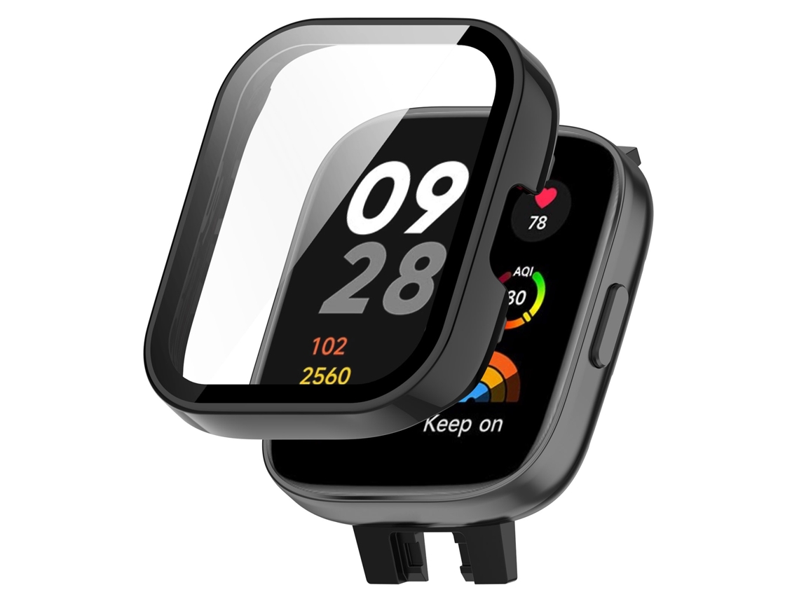 Xiaomi Redmi Watch 3 piezas + Película templada Película protectora integrada (Negro) CHRUI