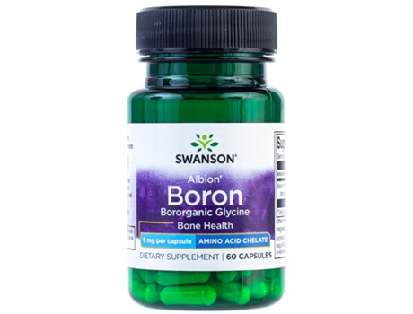 SWANSON Boron From Albion Boroganic Glycine 6 Mg 60 Cápsulas