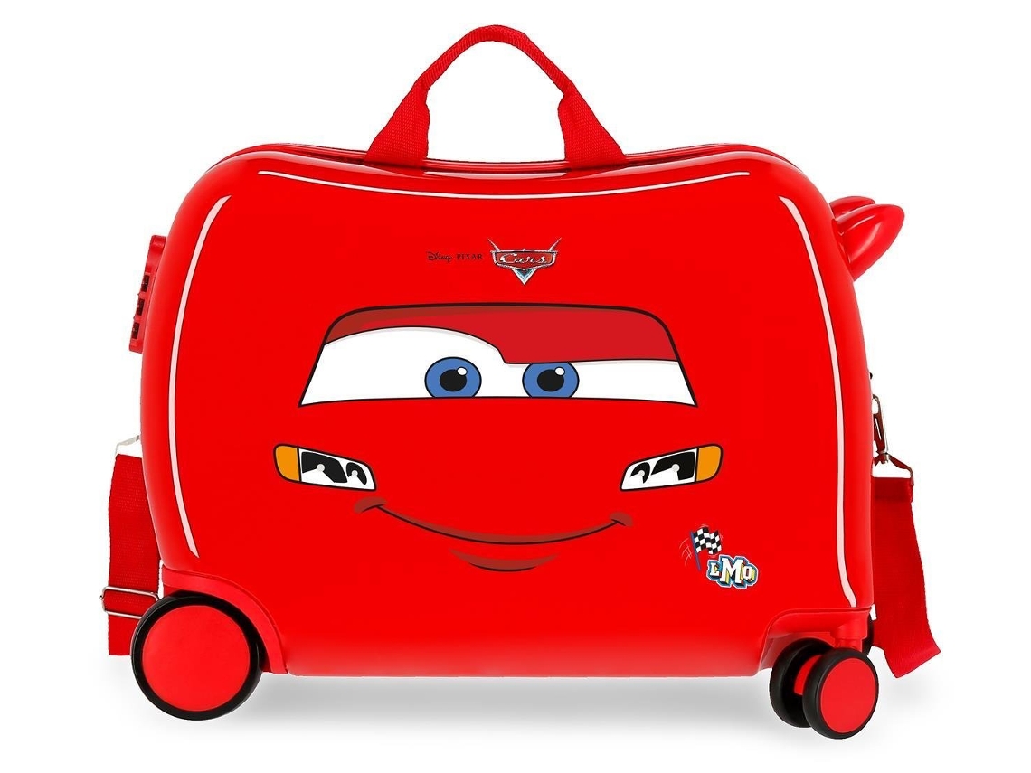 Maleta de Viaje Infantil DISNEY Lightning Mcqueen Rojo (50x38x20cm)