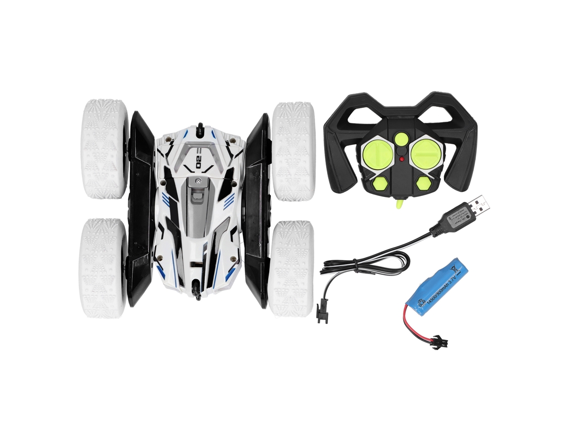 2026-coche Rc Inalámbrico 2.4g Para Niños Con Rotación Doble, Derrape Y Música Juguete Regalo Blanco