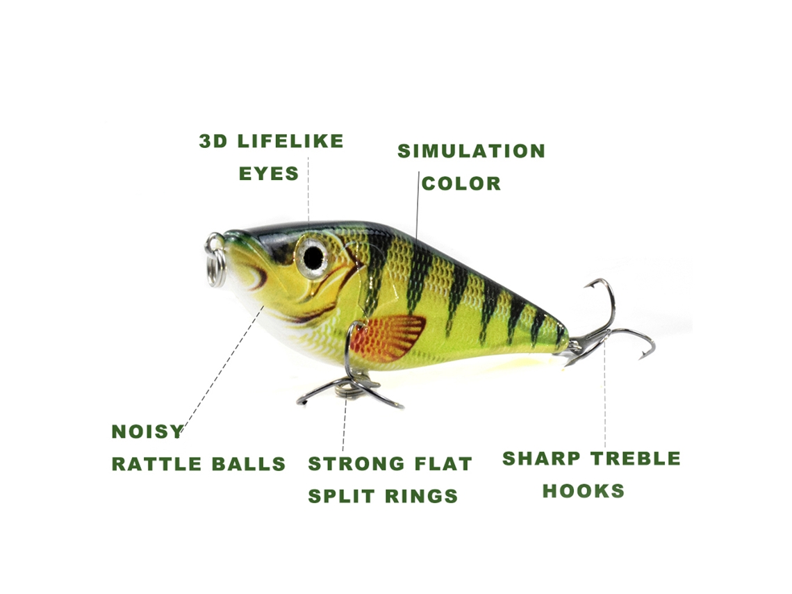 Señuelo Artificial Tipo Minnow De 7,5 Cm Y 13,5 G, Tipo Jerkbait De Hojalata Que Se Hunde Y Cuenta Con Anzuelo De Acero Al Carbono Para Agua Dulce Y Salada.