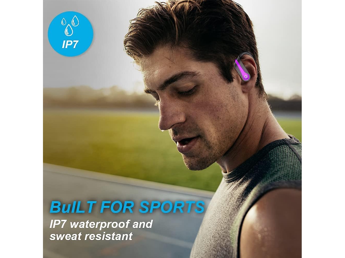 Auriculares Bluetooth True Wireless 5.1 Sport s IP7 Impermeable Running  Gimnasio Deportes Azul
