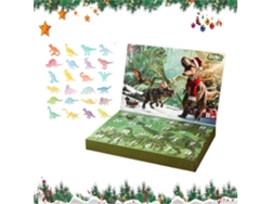 Calendario De Adviento De Navidad Con Dinosaurios - Calendario De Cuenta Regresiva De 24 Días Con Juguetes -